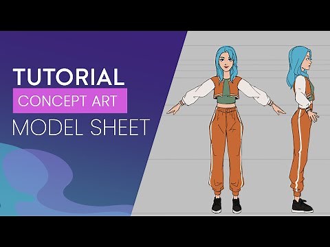 TUTORIAL| Dicas para desenhar um model sheet para personagem ✏️