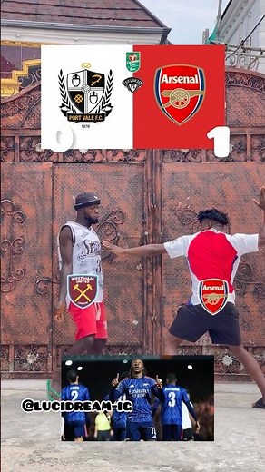Port Vale vs Arsenal 0:2 carabao cup highlights #portvale #footballhighlights #arsenal #carabaocup