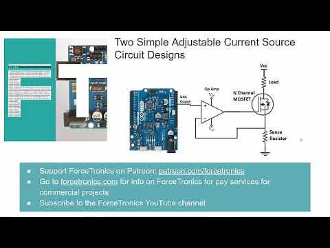 Two Simple Adjustable Current Source Circuit Designs