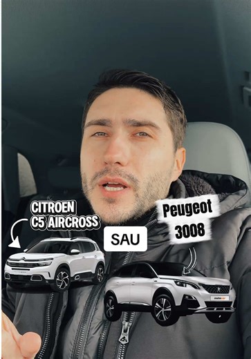 Citroën C5 Aircross 🆚 Peugeot 3008 Data trecută am rezolvat Kadjar vs Qashqai, azi trecem la nivelul următor! 🇫🇷 Două SUV-uri din 2020 cu motor 1.5 Diesel și cutie automată EAT8. Una e