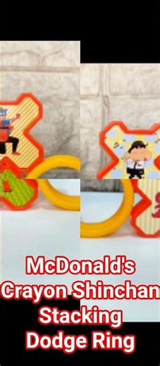 McDonald's Crayon Shinchan - Stacking Dodge Ring #mcdonalds #happymeal #shinchan
