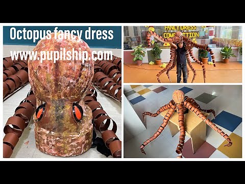 Octopus 🐙 DIY | Fancy dress sea creature | fancy dress competition as octopus | fancy dress as fish