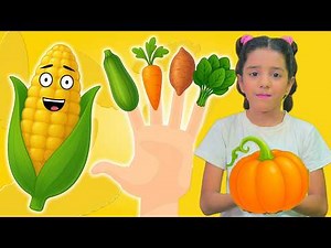 Vegetable Finger Family Song 🥦🥕 | Learn Vegetables for Kids | Nursery Rhymes