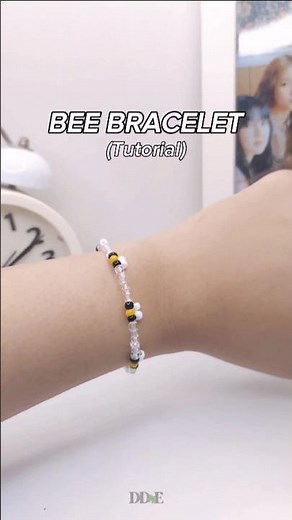 DIY Bee-Inspired Bead Bracelet - Easy for Beginners!