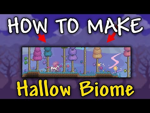 How to Make Hallow Biome in Terraria 1.4.4.9 | Hallow Biome Terraria