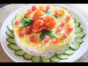 Sushi Cake Recipe Japanese Cooking 101