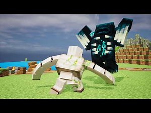 Iron Golem vs Warden - Minecraft Animation - Part 1