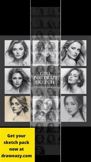Need Girl Portrait References ? Grab This PACK |Drawing Reference Images #drawing #drawingreference