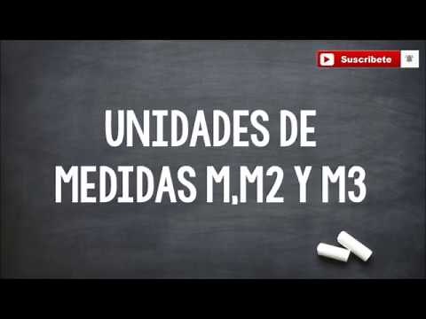 UNIDADES DE MEDIDAS: metros, metros cuadrados y metros cúbicos