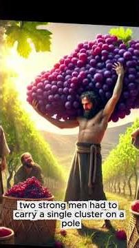 CANAAN | The Fruitfulness of Canaan | A Land Flowing with Milk and Honey 🍇✨ #biblicalcharacters