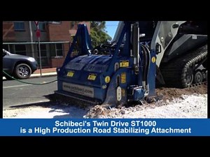 Schibeci ST1000 Stabilizing with Terex PT100-G