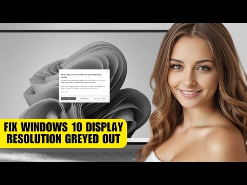 Fix Windows 10 Display Resolution Greyed out | How To Solve Screen resolution Settings greyed out