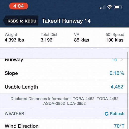 Find your runway speeds and distances in seconds and ditch the spaghetti charts with integrated Takeoff & Landing Performance in ForeFlight. Watch the video and see how this exciting new feature can boost safety for every flight: https://bit.ly/2XbbrHv 🚨Now through June 11, use promo code RUNWAYPERF at https://bit.ly/2EPBr4j and get 15 months for the price of 12 when you buy* Performance Plus. *New and upgrade purchases only; renewals not supported. | ForeFlight