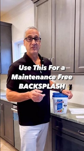 Best Tile Grout. Maintenance Free and Easy to Install. #diy #tile #backsplash #shorts #viral