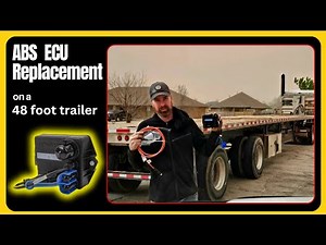 ABS ECU replacement on a trailer