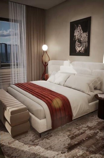 Modern Luxury Bedroom | Interactive UE5 Room Tour