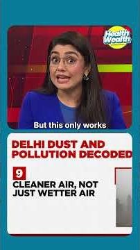 Delhi Monsoon = Worse Pollution? Why the Rain Isn't Clearing Delhi's Air | Sonal Mehrotra #shorts