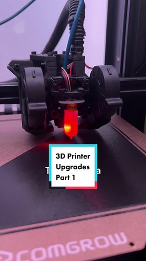 Replying to @kike_2JZ Part 1 | Hotend Assembly 3D Printer upgrades aren’t the solution without understanding the problem that they fix. I encourage spending some time to learn about what the upgrade will do for your machine before spending more money. These parts are the ones that have lastest the longest and are what have stuck through the countless hours of modding and customizing this machine. #3dprinterupgrade #learn3dprinting #cooling #fanduct #allmetalhotend #bltouch