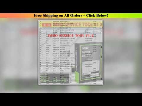Newest EDC IMMO SERVICE TOOL V1.2 Car Repair Software PIN CODE Immo Off CALCULATOR BSI VDO