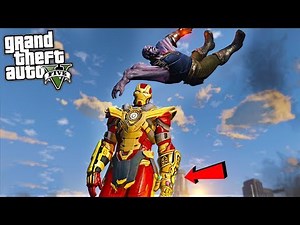 THANOS BUSTER ARMOR w/ INFINITY GAUNTLET - GTA 5 Mods