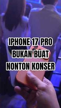 Vivo X300 Pro vs iPhone 17 Pro buat nonton konser! 😂