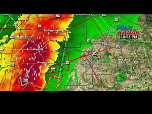 KXII Severe Weather Coverage April 19, 2025