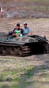Just Cruising in a Mini Tank lol #mud #mudding #tank #atv | Moto Doggo