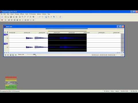 Sound Forge Pro 10 Course - Lesson 1: Basic Concepts