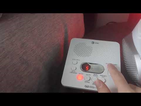 AT&T Answering Machine Volume Test Function!