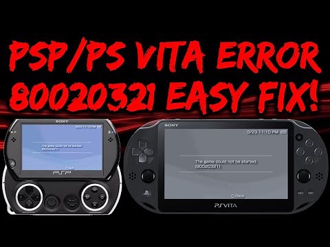 PSP/PS Vita Error 80020148 Fix!