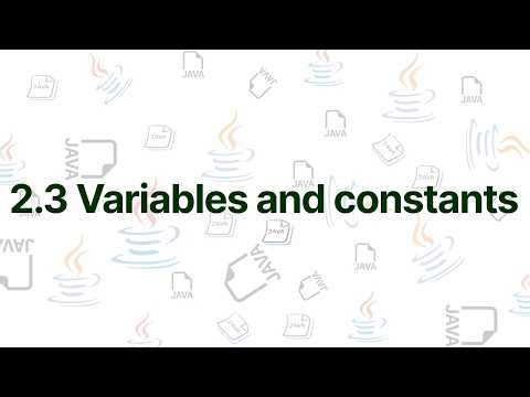 CMP 175 Java Unit 2.3 | Variables and Constants Explained