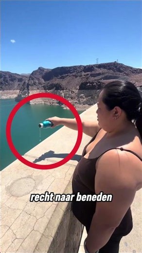 Why doesn't the water fall down at the Hoover Dam?😲