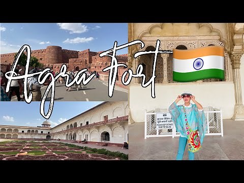 Agra Fort, Agra India 🇮🇳 [4K HD walking to this marvelous architecture in India] #solotravel
