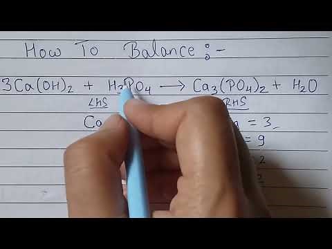 How to balance: Ca(OH)2 + H3PO4 = Ca3(PO4)2 + H2O