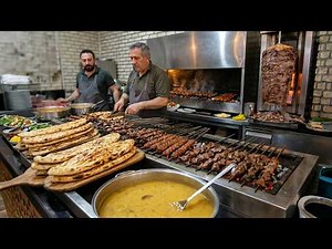 So Much Food in One Place! A Turkish Restaurant Like No Other (Bread & Kebabs)