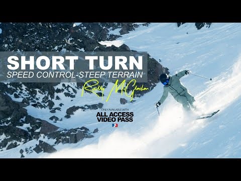 How to Control Speed with Short turns on Steep Terrain
