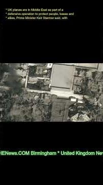 UK planes are in Middle East as part of a defensive operation to protect people, bases and allies, P