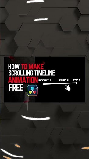 Scrolling Timeline Animation in DaVinci Resolve | Part 3