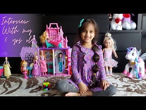 Interview With My 5 Year Old | Kids Q & A | Yearly Interview