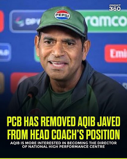 326K views · 6.6K reactions | PCB HAS REMOVED AOIB JAVED FROM HEAD COACH'S POSITION #psl2025 #AqibJaved #PCB | Muhammad Ishfaq | Facebook