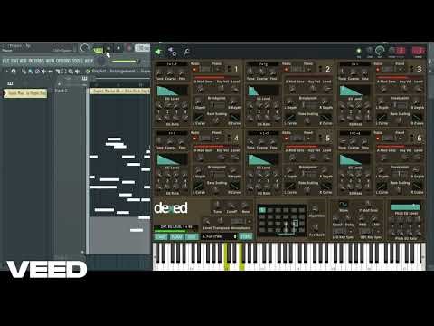 Dexed FREE VST + (DX7IIFD FullTines download.syx - Super Mario 64 - Dire Dire Docks/Jolly Roger Bay