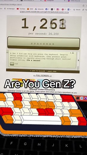 Have you played Spacebar Clicker yet?