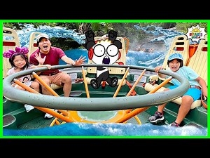 Disney World Amusement Park Rides for Kids with Ryan's World! - Videos For Kids