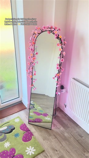 Stunning Aesthetic Full-Length Floor Mirror