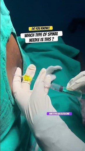 Spinal Anesthesia | Sub Arachnoid block | saddle block | spinal needle