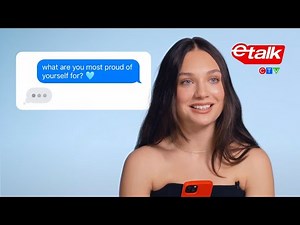 Maddie Ziegler Texts Her Fans | Etalk