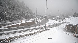 12K views · 331 reactions | ❄ La neige s'invite jusqu'à très basse altitude ce vendredi. Images à l'entrée du tunnel du Fréjus en Savoie. Pensez aux équipements spéciaux en montagne ! (via Viewsurf) | Météo Express | Facebook
