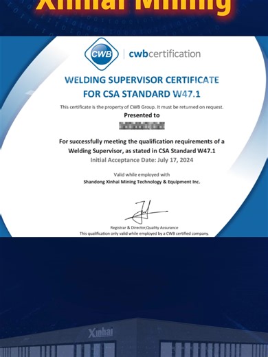 Xinhai's mining equipment is exported to Europe and America, and it has successfully undertaken many large-scale mining projects in developed countries, winning widespread recognition from international customers. #XinhaiMining #fyp