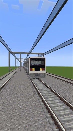 九州に渡ってきた501系(元E501系)風の列車をマインクラフトで簡単に走らせた #shorts