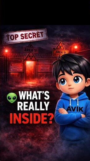 What Is Really Inside Area 51? 😱|AvikFacts #facts #shorts #animation